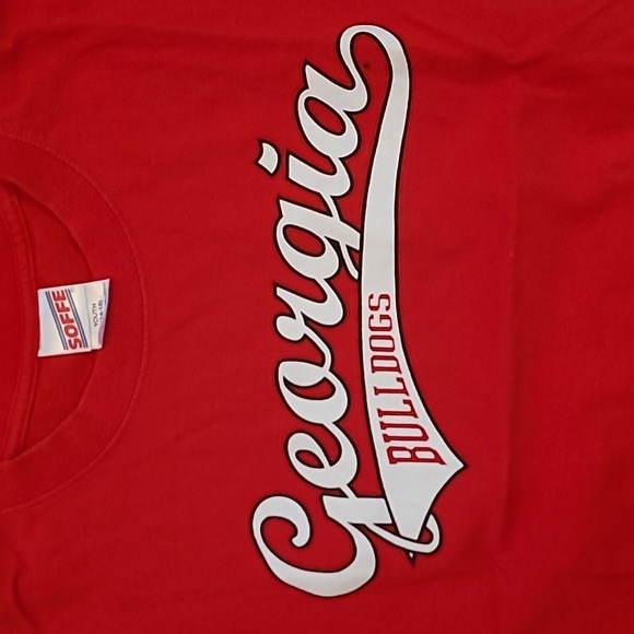 💥3for$12💥 Soffe GA Bulldogs shirt size Large (14/16) - Picture 2 of 4